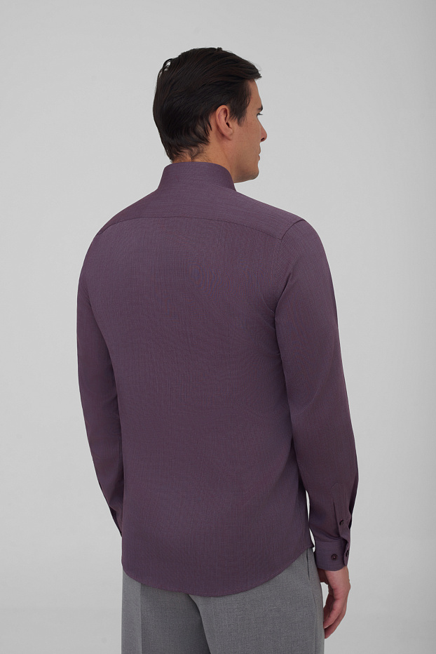 Рубашка с узором Slim Fit