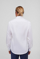 Однотонная хлопковая рубашка Slim Fit