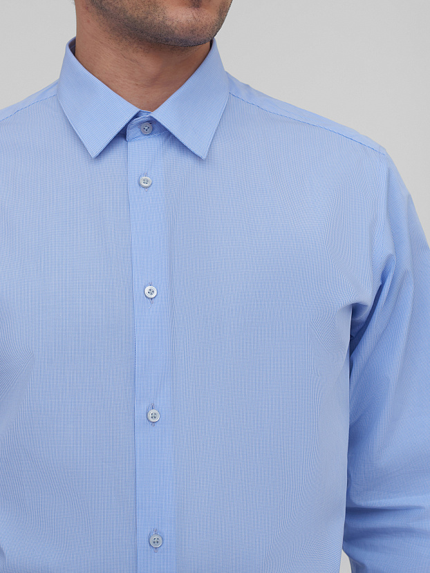 Рубашка в мелкую клетку Regular Fit