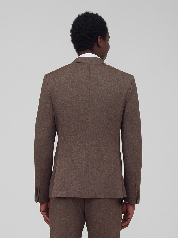 Костюмный пиджак из смесовой ткани Slim Fit