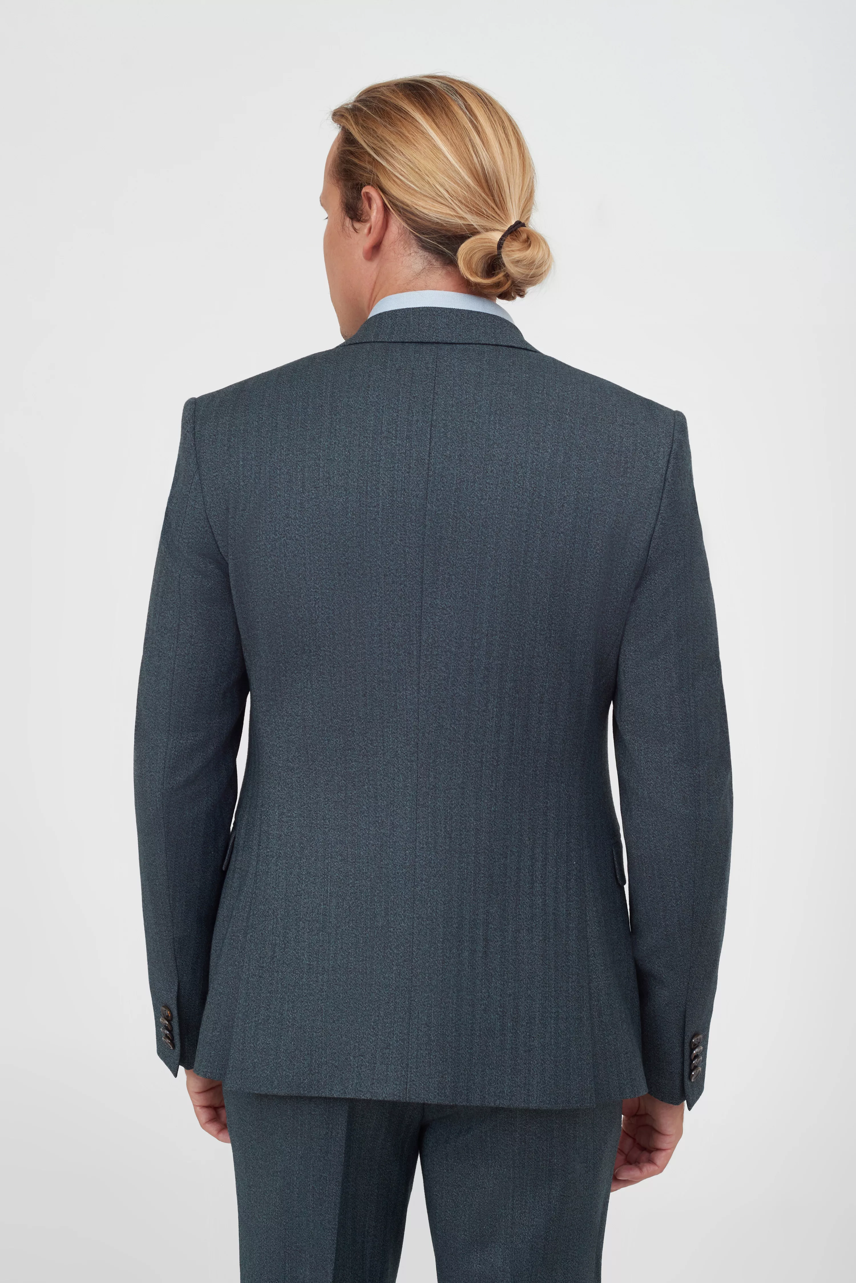 Костюмный пиджак из шерстяной ткани Super Slim Fit
