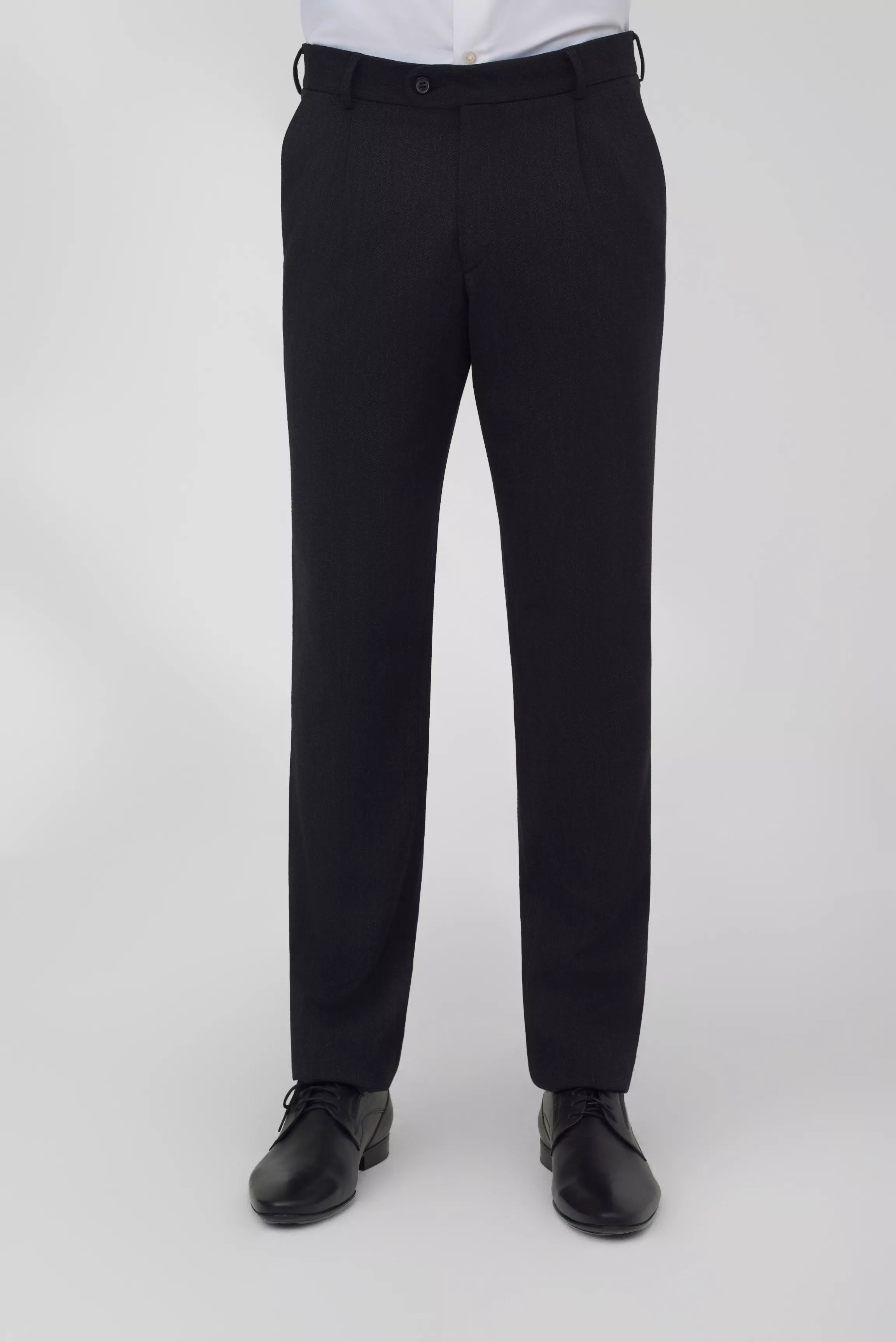 Брюки из смесовой ткани Slim Fit