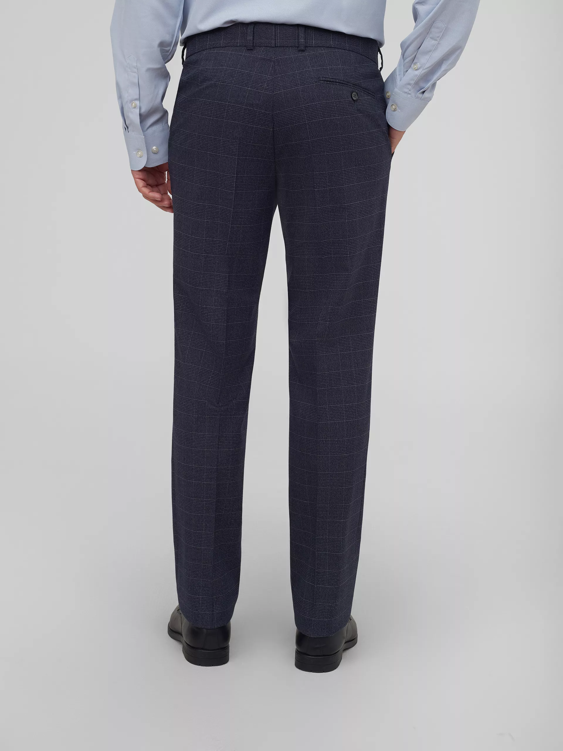 Костюм из смесовой ткани в клетку Regular Fit
