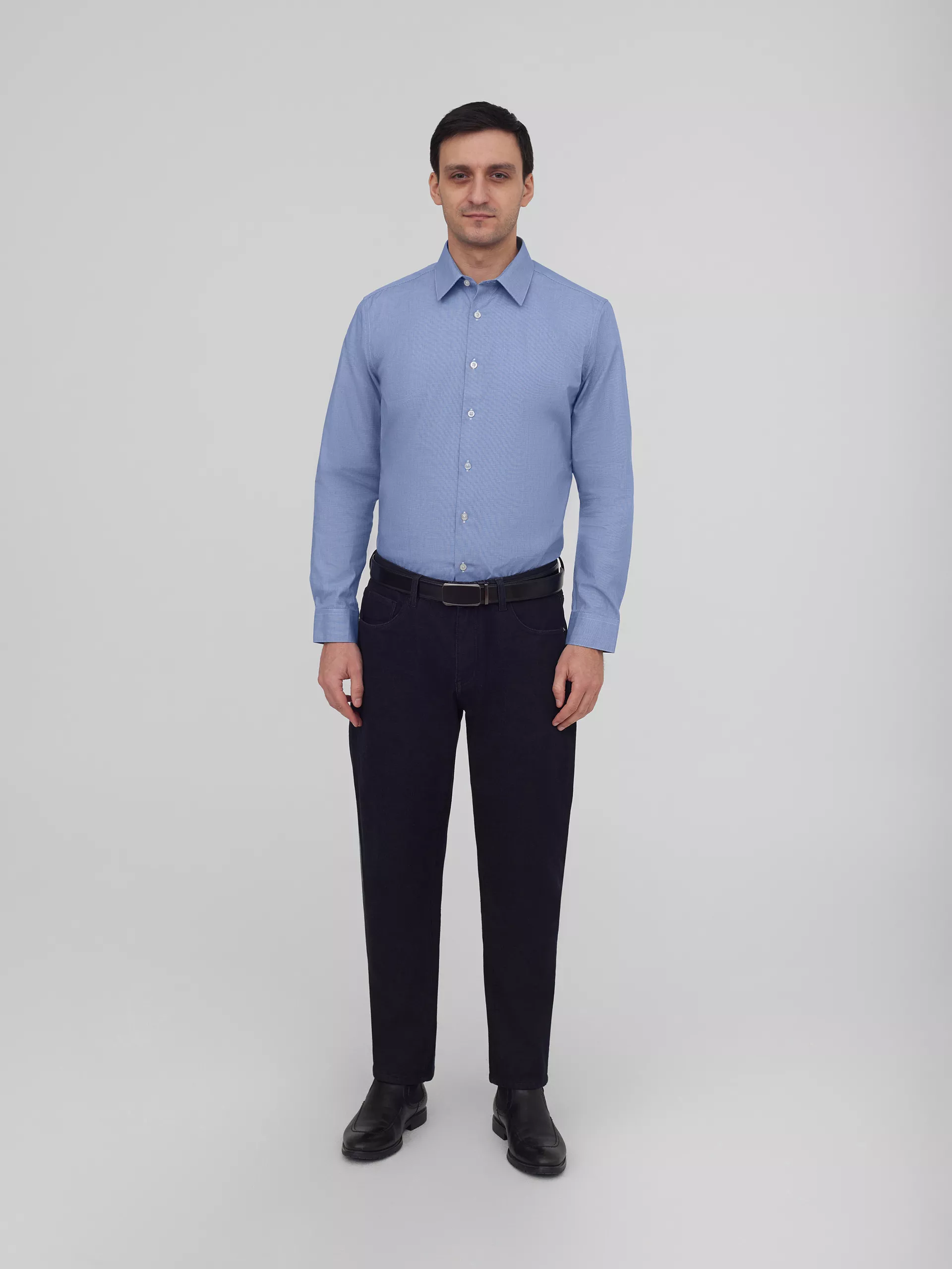 Хлопковая рубашка Slim Fit