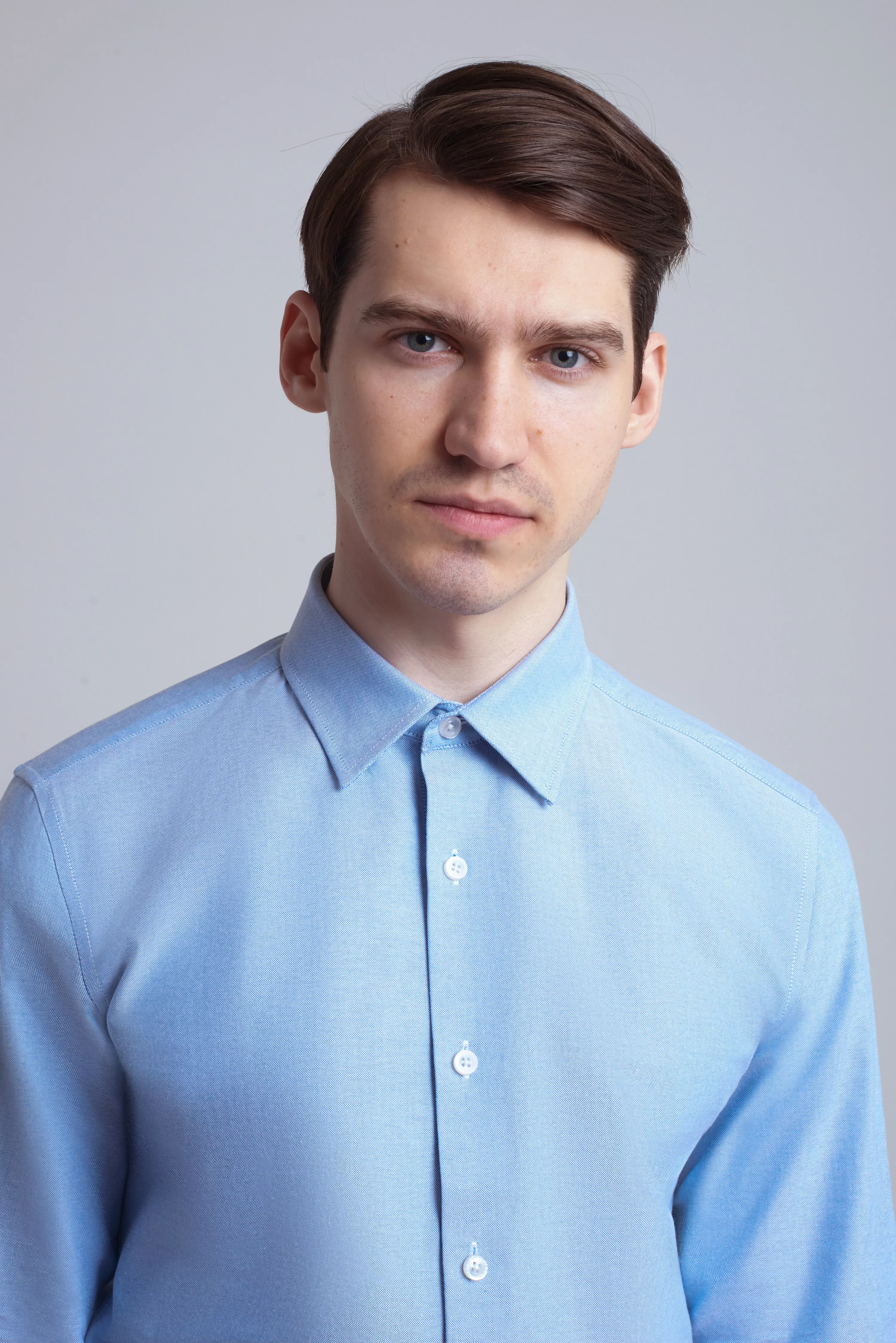 Рубашка с классическим воротником Slim Fit