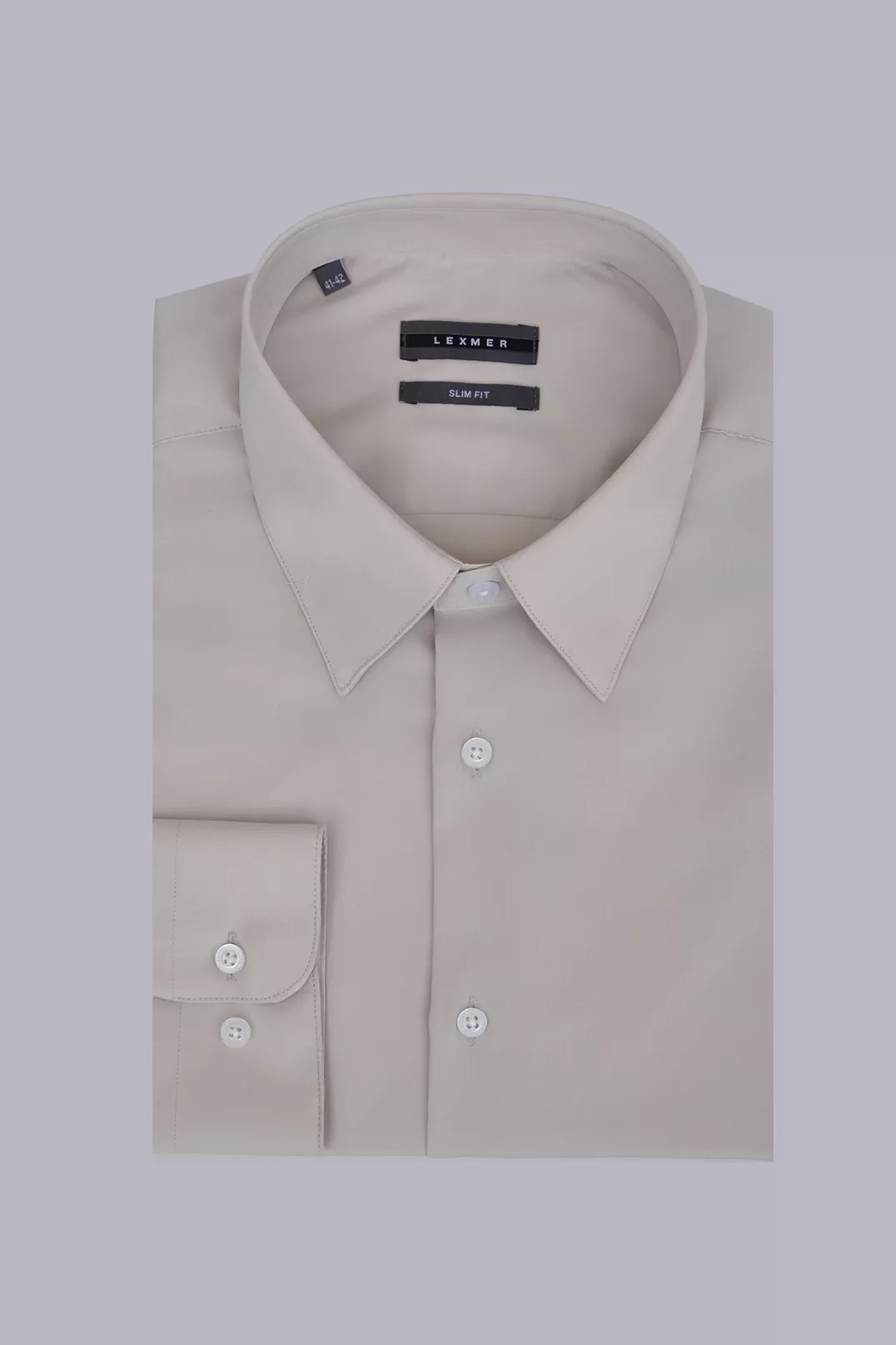Однотонная рубашка Slim Fit