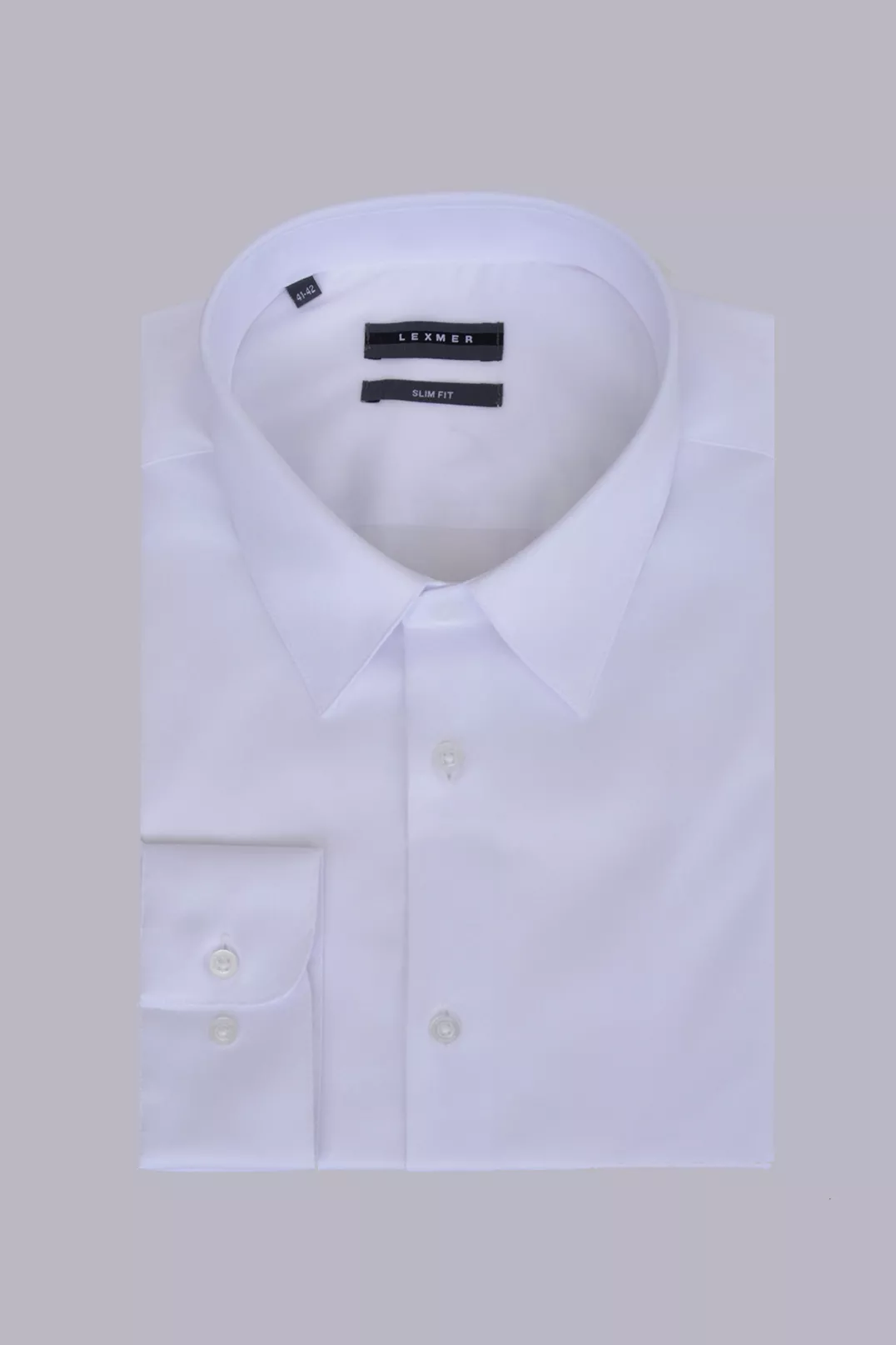 Однотонная рубашка Slim Fit