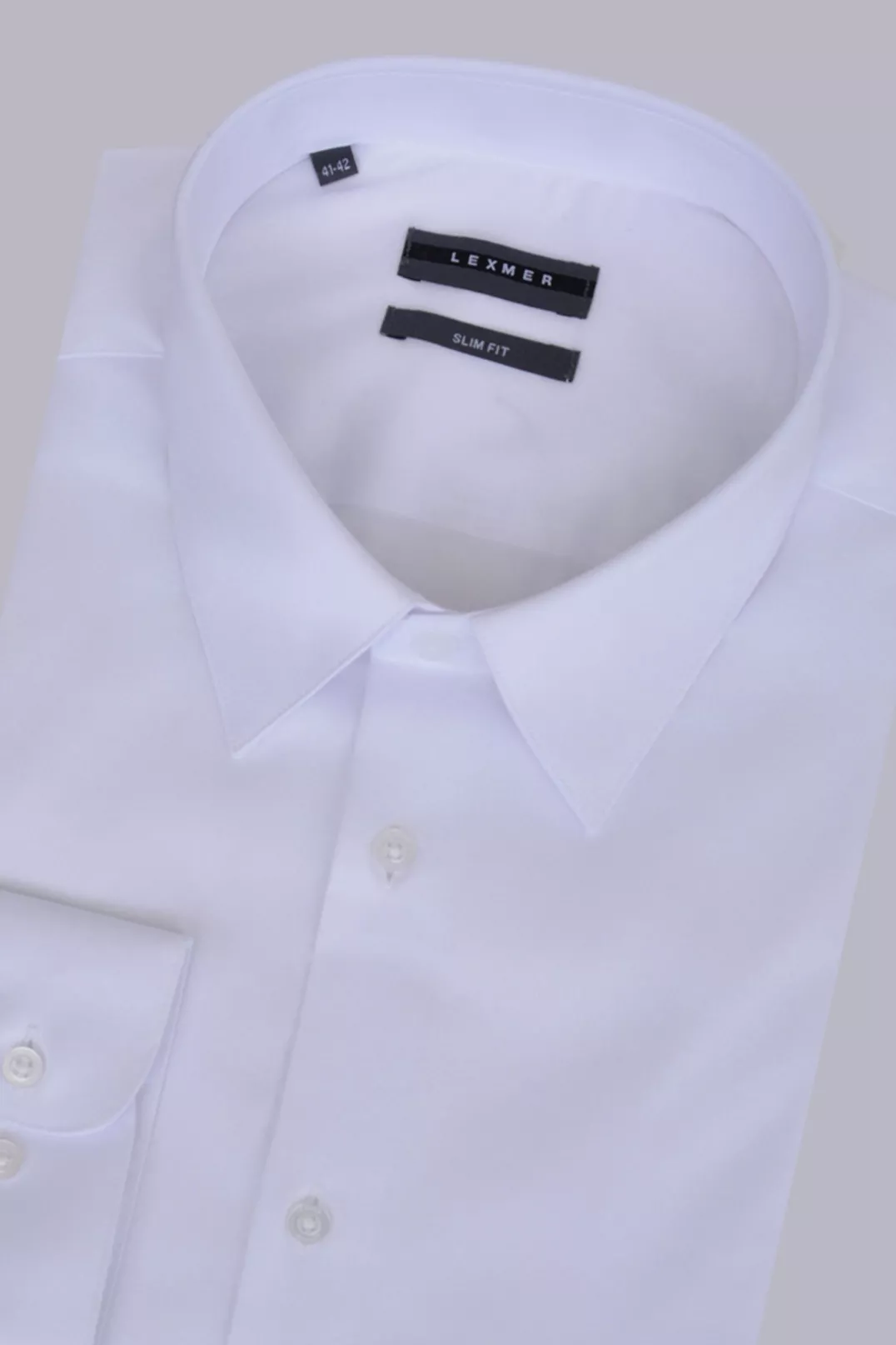 Однотонная рубашка Slim Fit