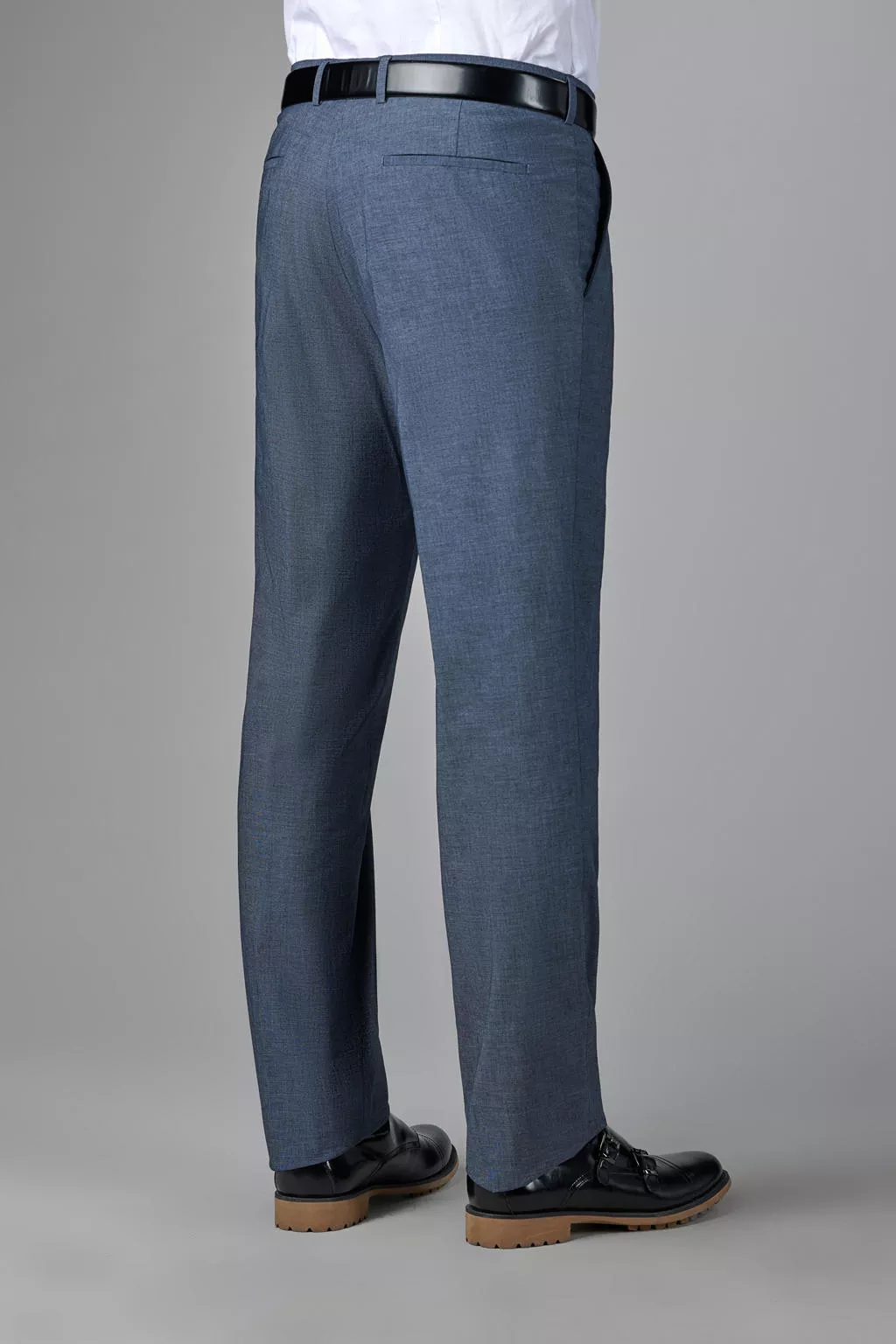Серые брюки из хлопковой ткани Slim Fit
