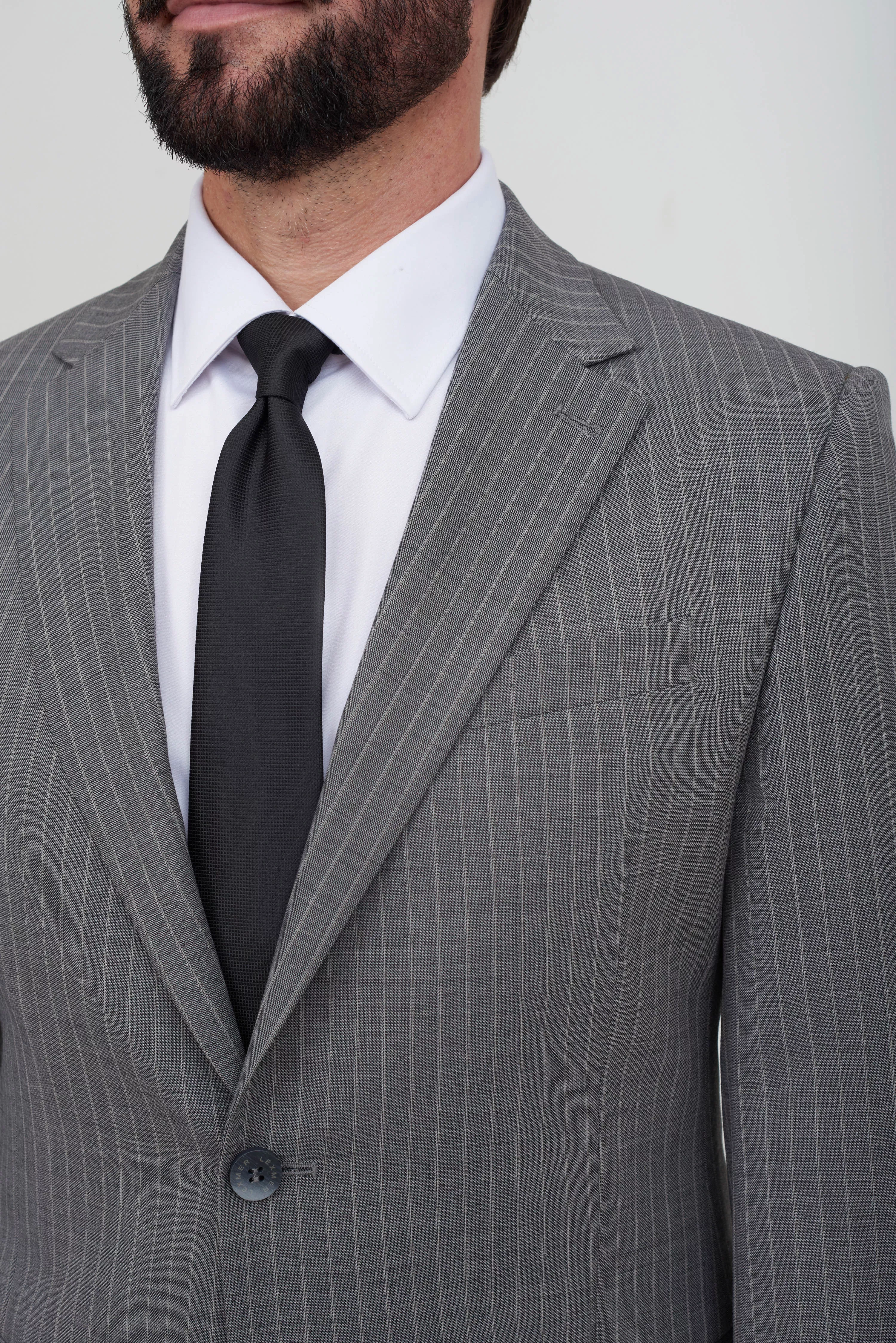 Костюмный пиджак в полоску Slim Fit