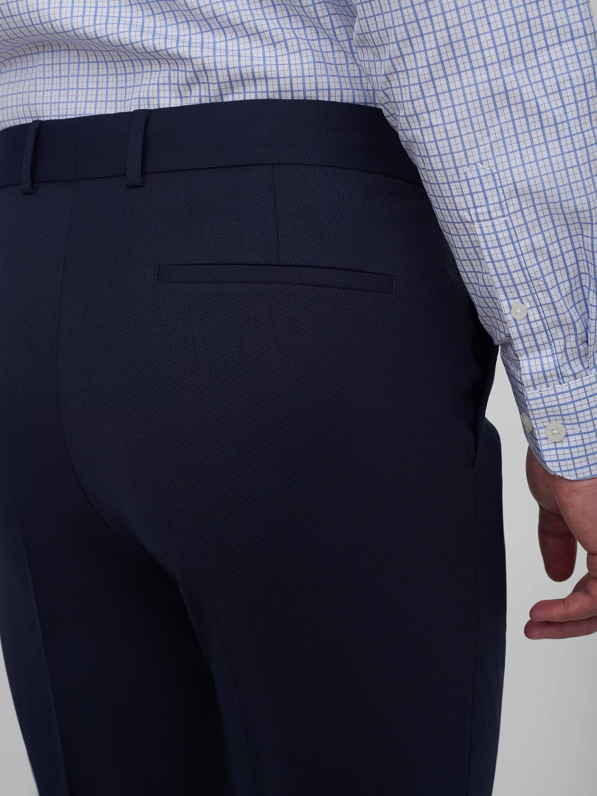 Костюмные тёмно-синий брюки Slim Fit