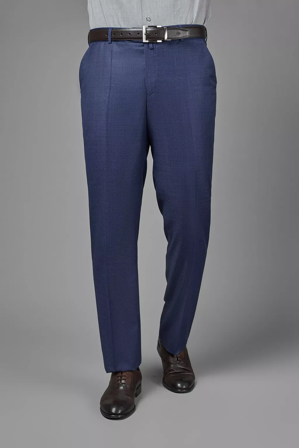 Классические синие брюки из итальянской ткани Reda Regular Fit