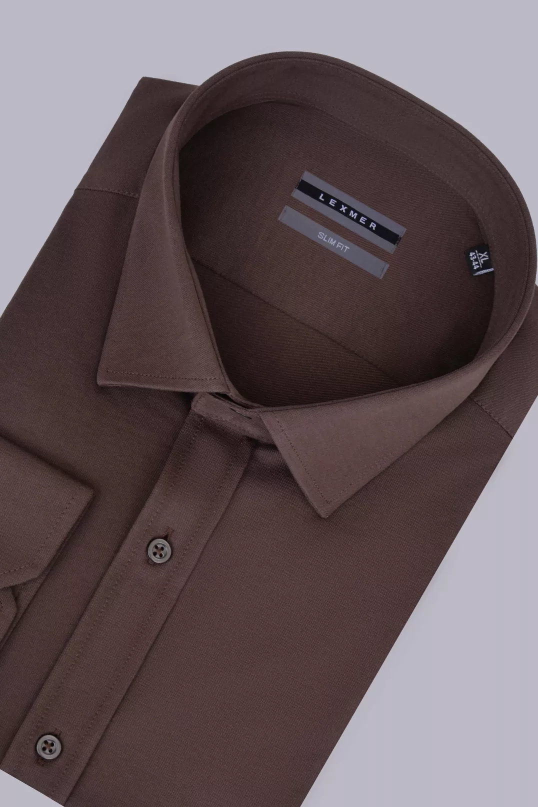Однотонная рубашка Slim Fit