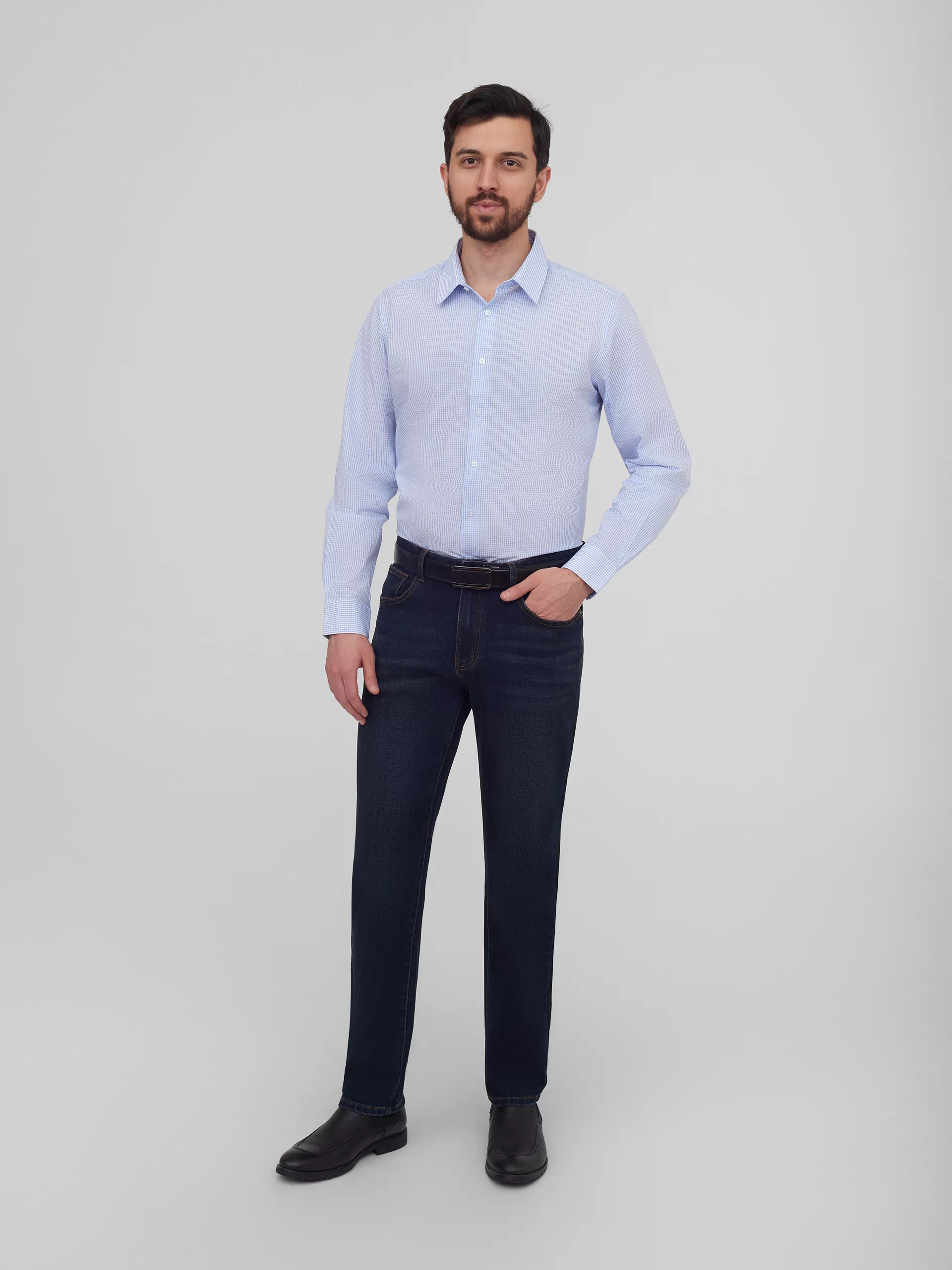 Рубашка в клетку Slim Fit