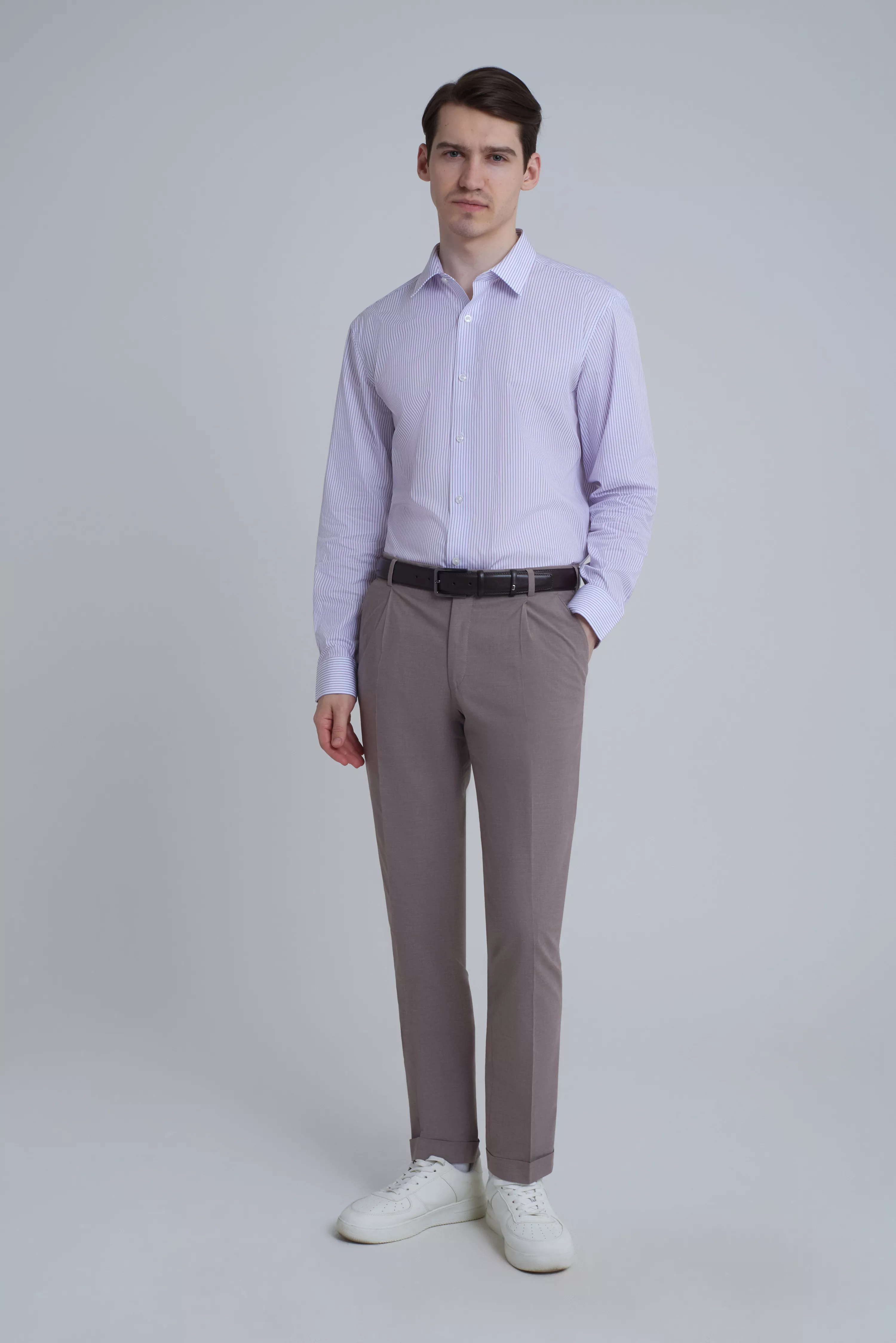 Рубашка в полоску Regular Fit