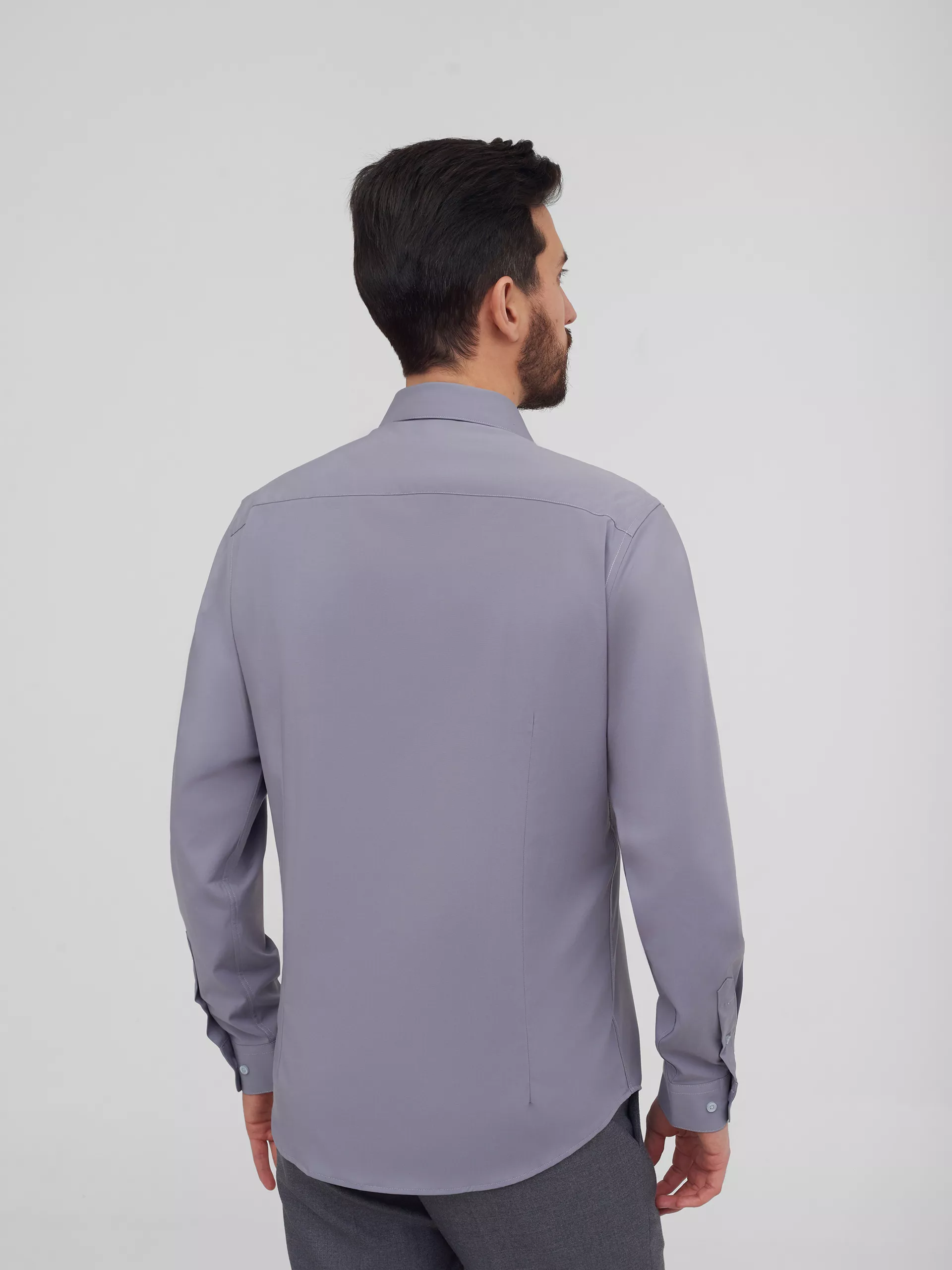 Рубашка с добавлением бамбука Slim Fit
