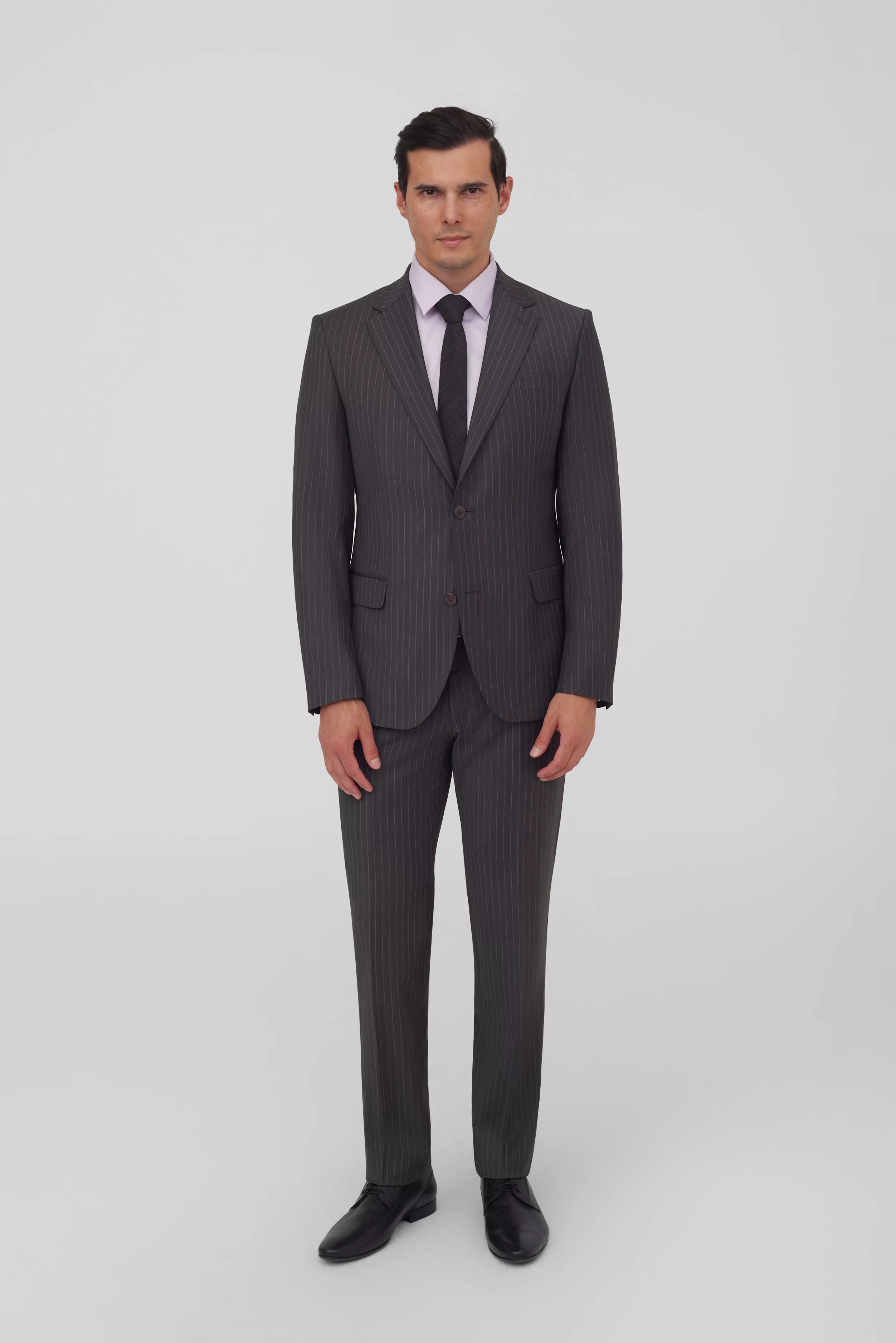Костюмные брюки в полоску Slim Fit