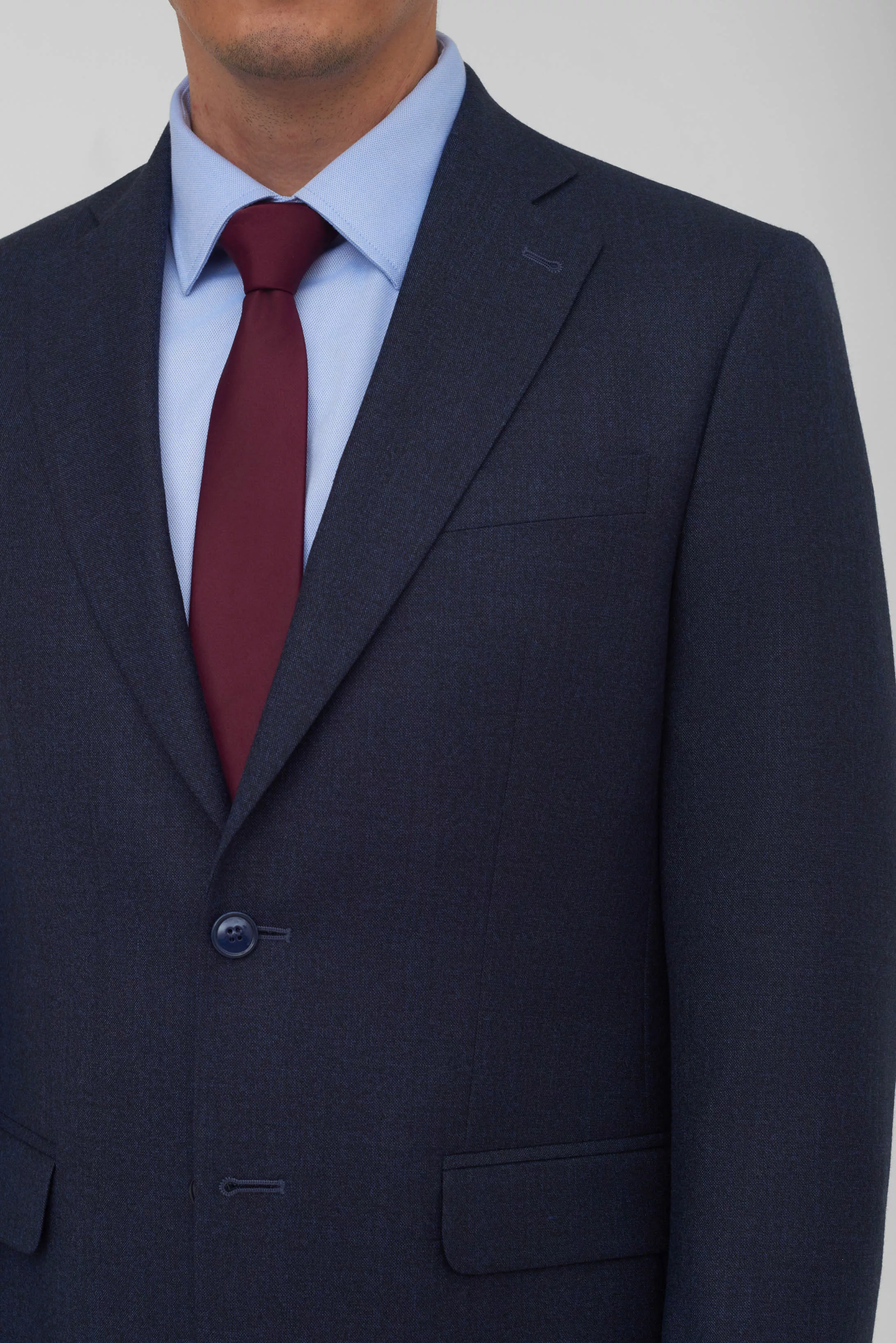 Костюмный пиджак из шерстяной ткани Slim Fit