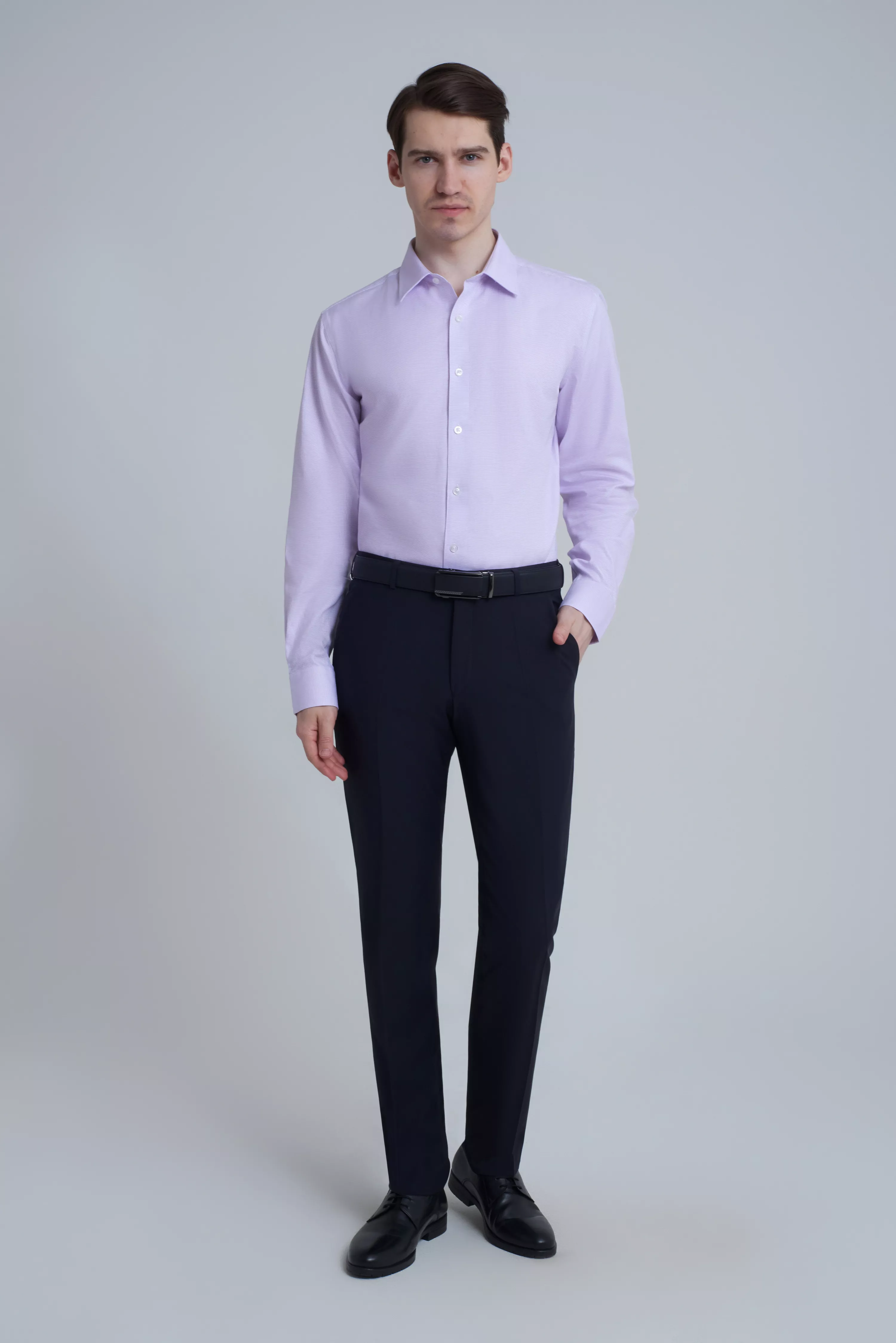 Рубашка с узором Slim Fit