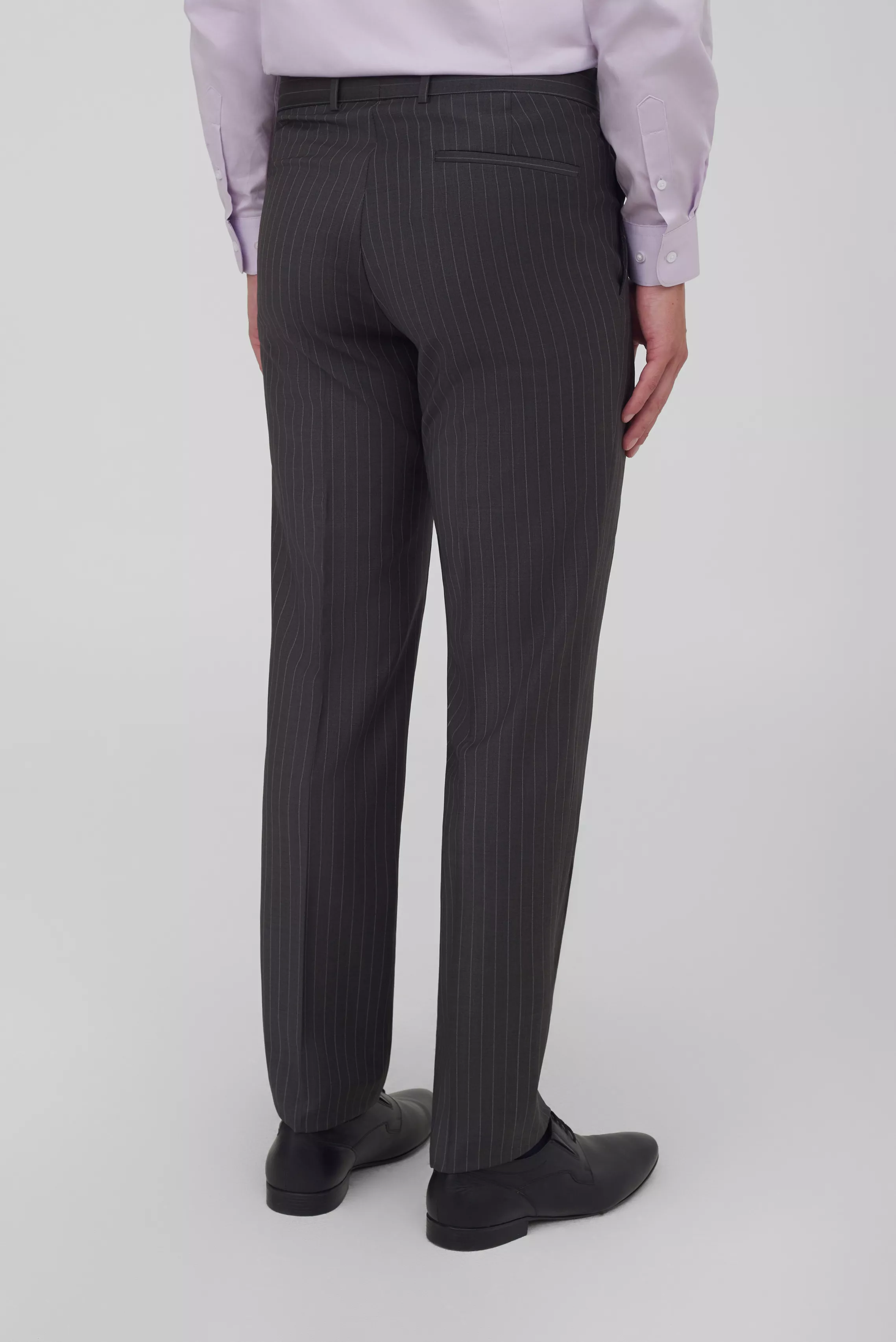 Костюмные брюки в полоску Slim Fit