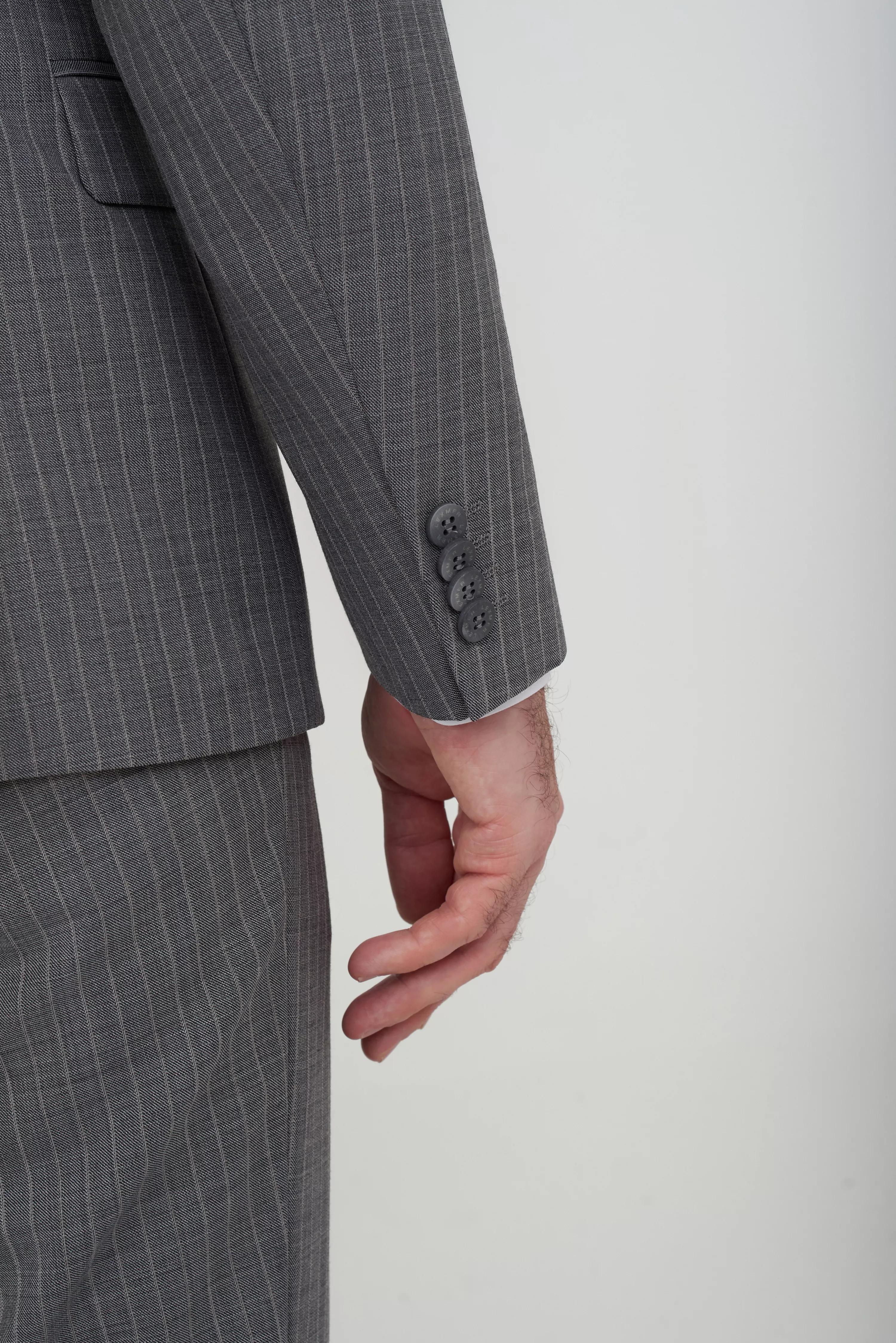 Костюмный пиджак в полоску Slim Fit