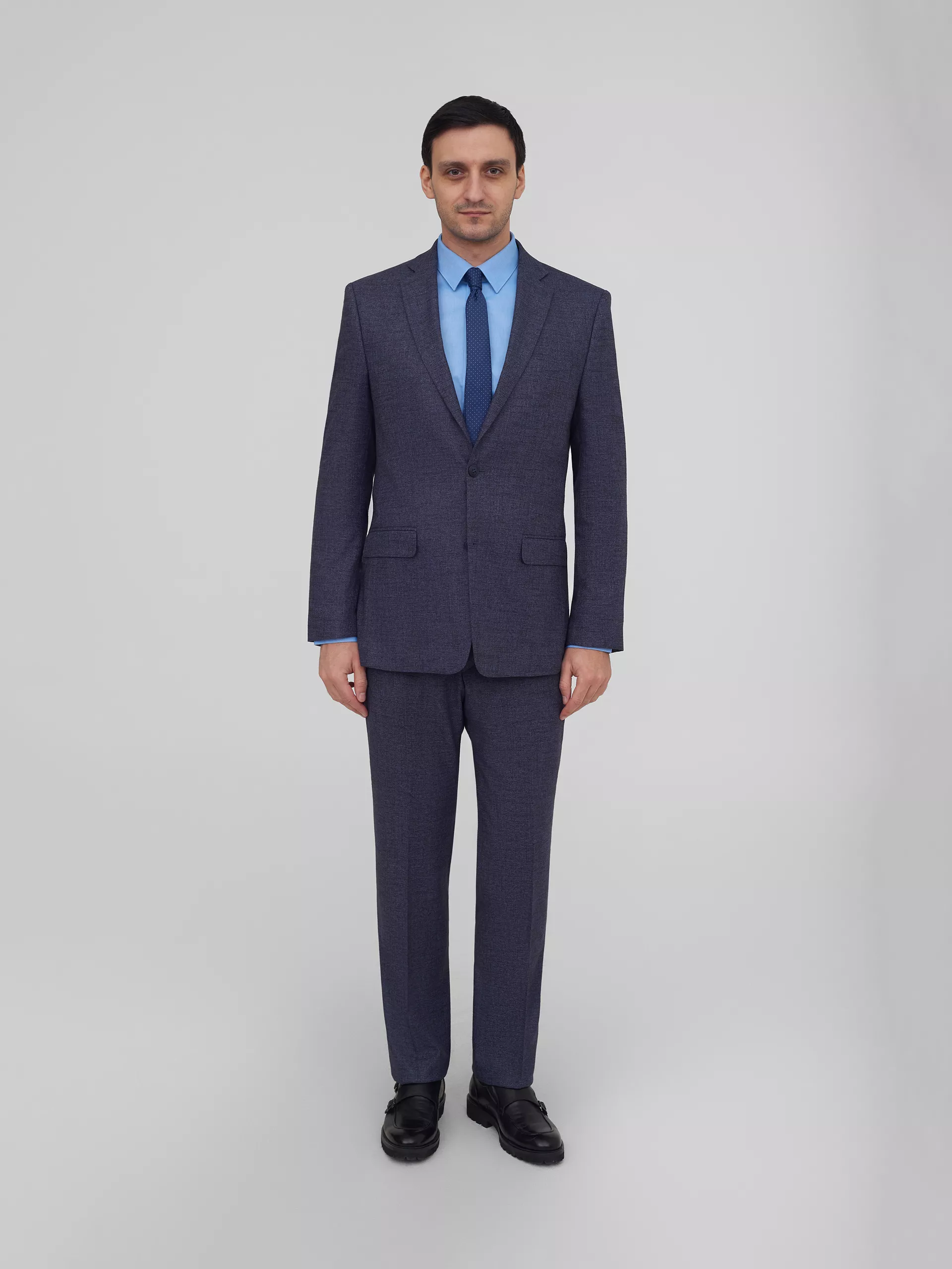 Костюм из меланжированной ткани Regular Fit