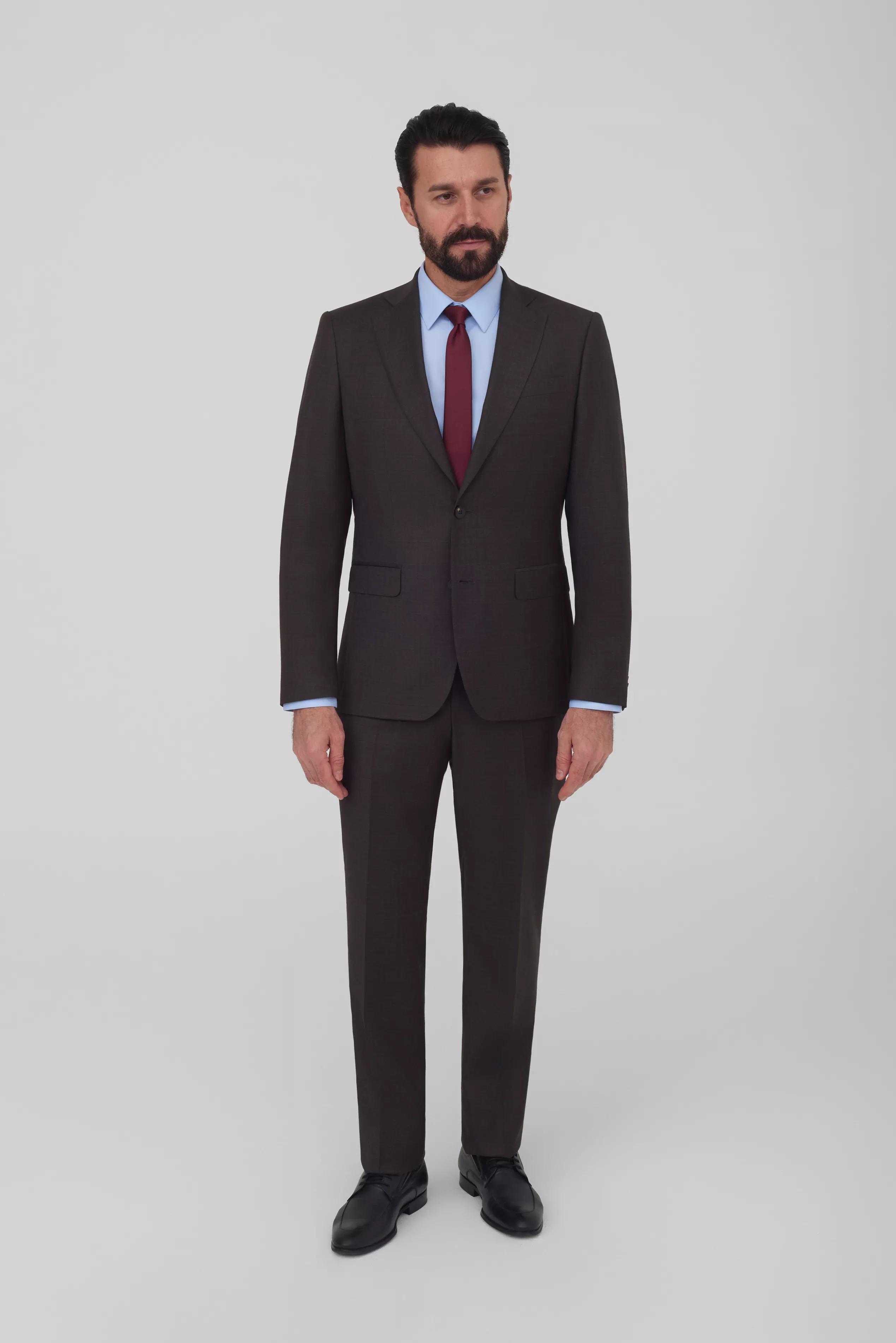 Костюмные брюки из шерсти Regular Fit