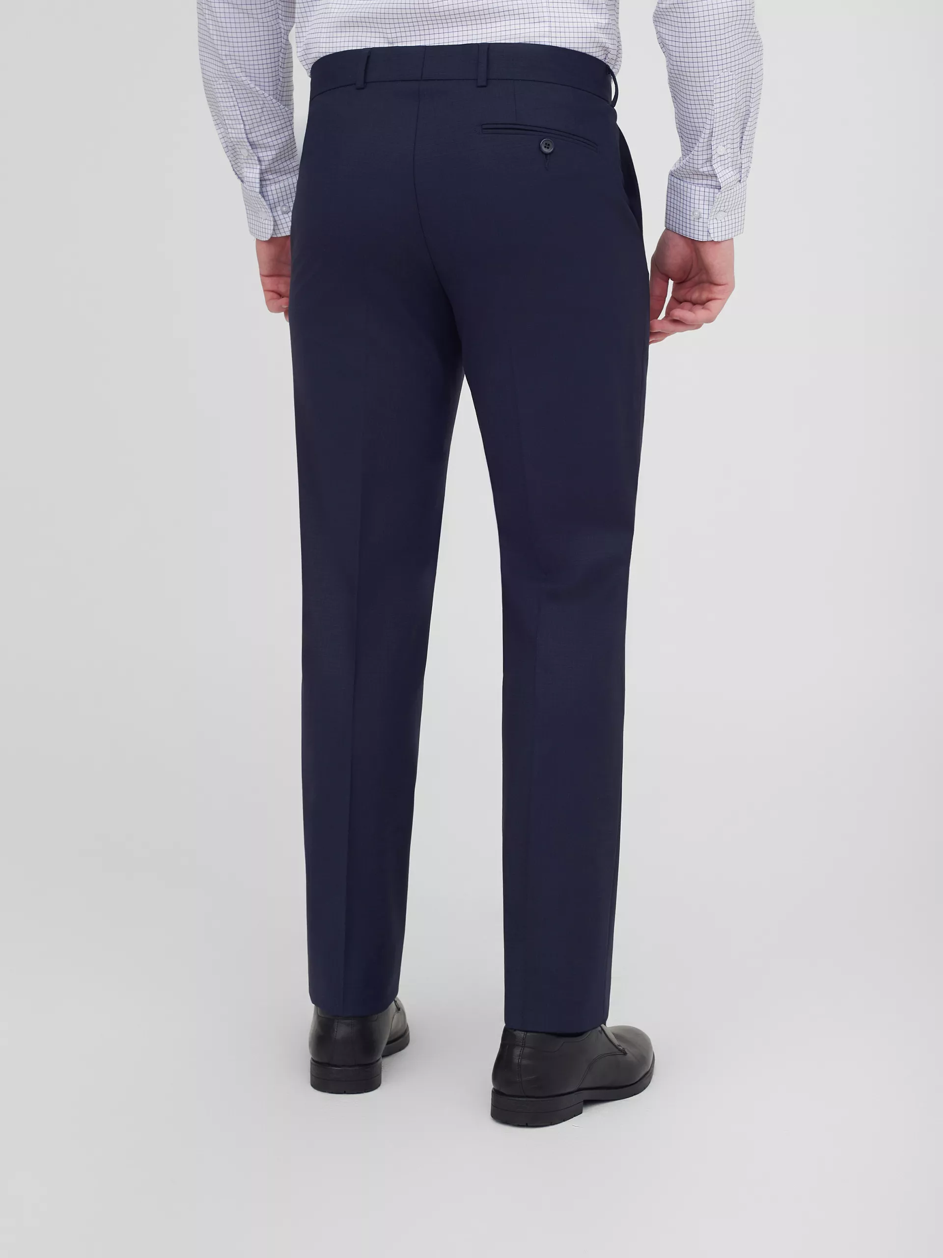 Костюмные брюки из шерстяной ткани Regular Fit