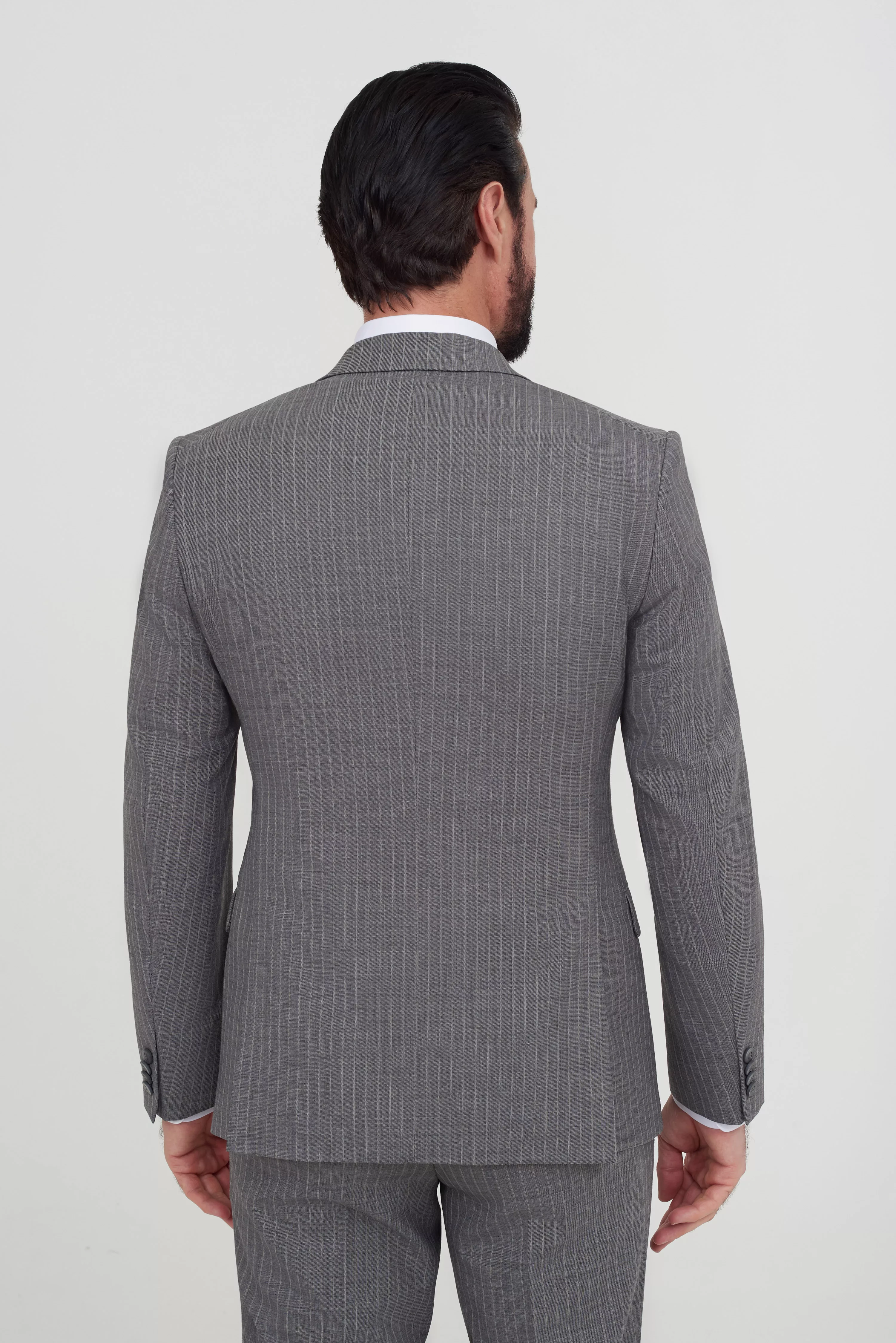 Костюмный пиджак в полоску Slim Fit