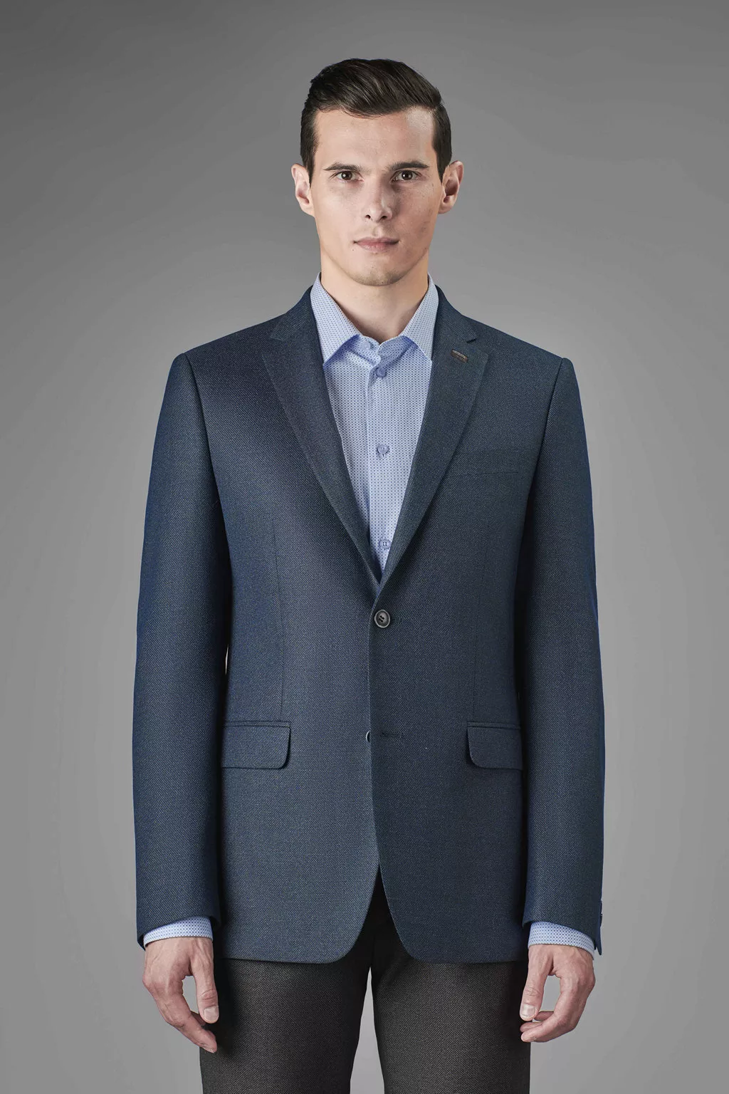 Пиджак из смесовой ткани с микродизайном Regular Fit