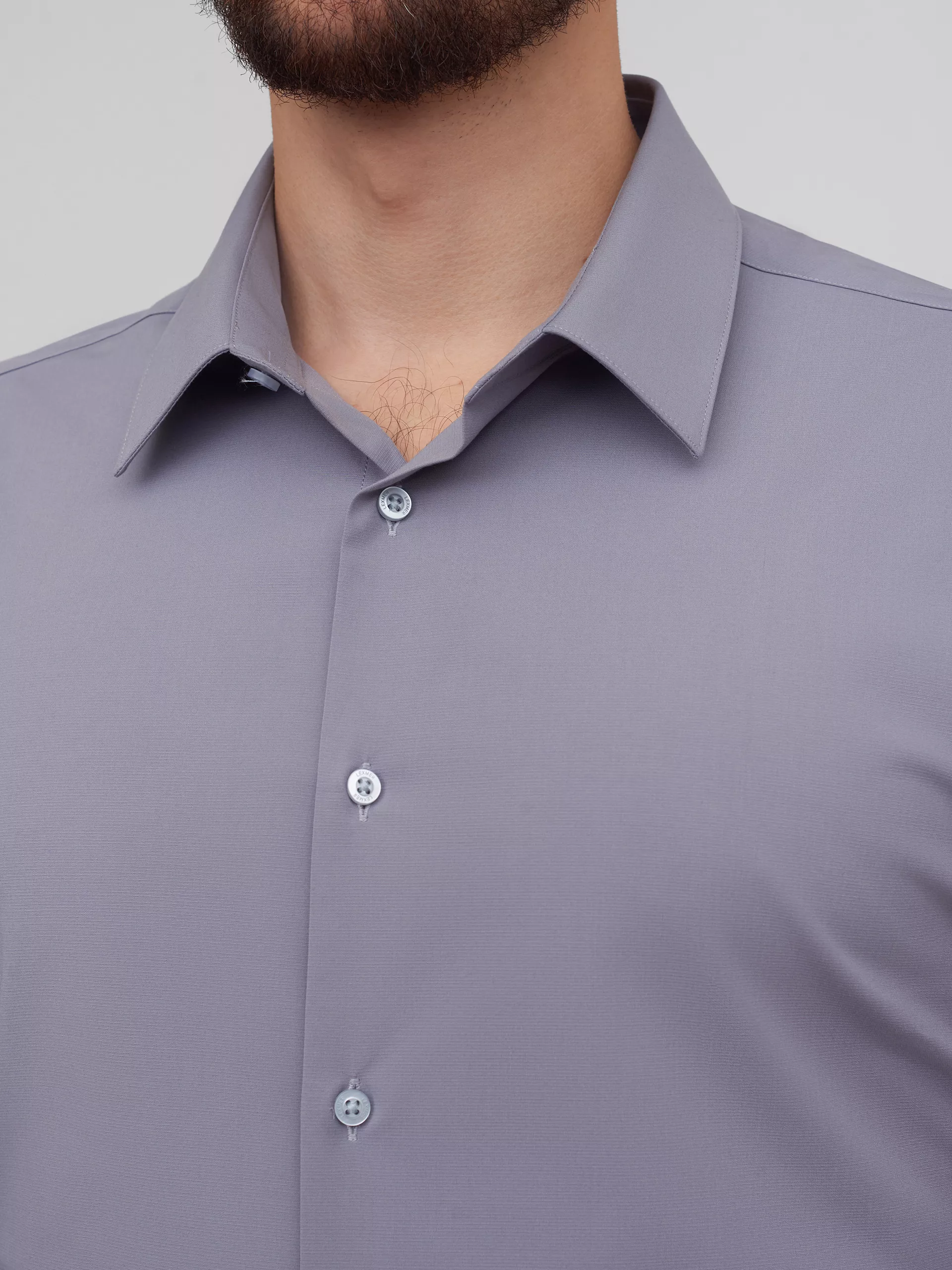 Рубашка с добавлением бамбука Slim Fit
