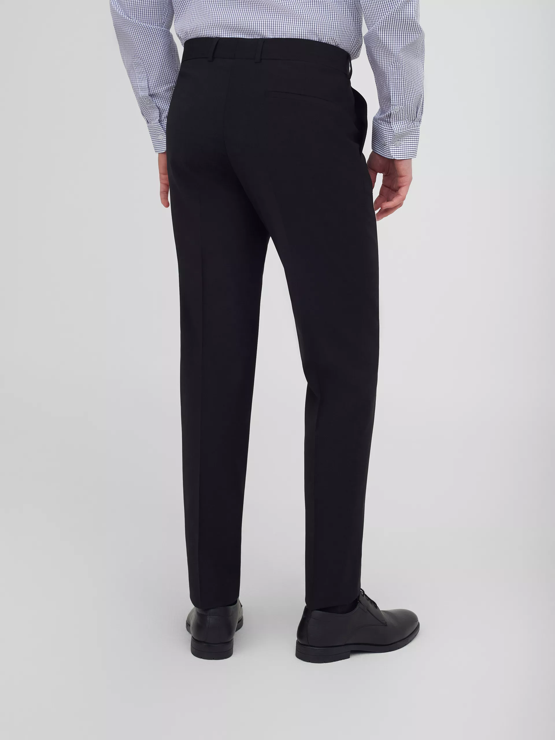 Классические чёрные брюки Slim Fit