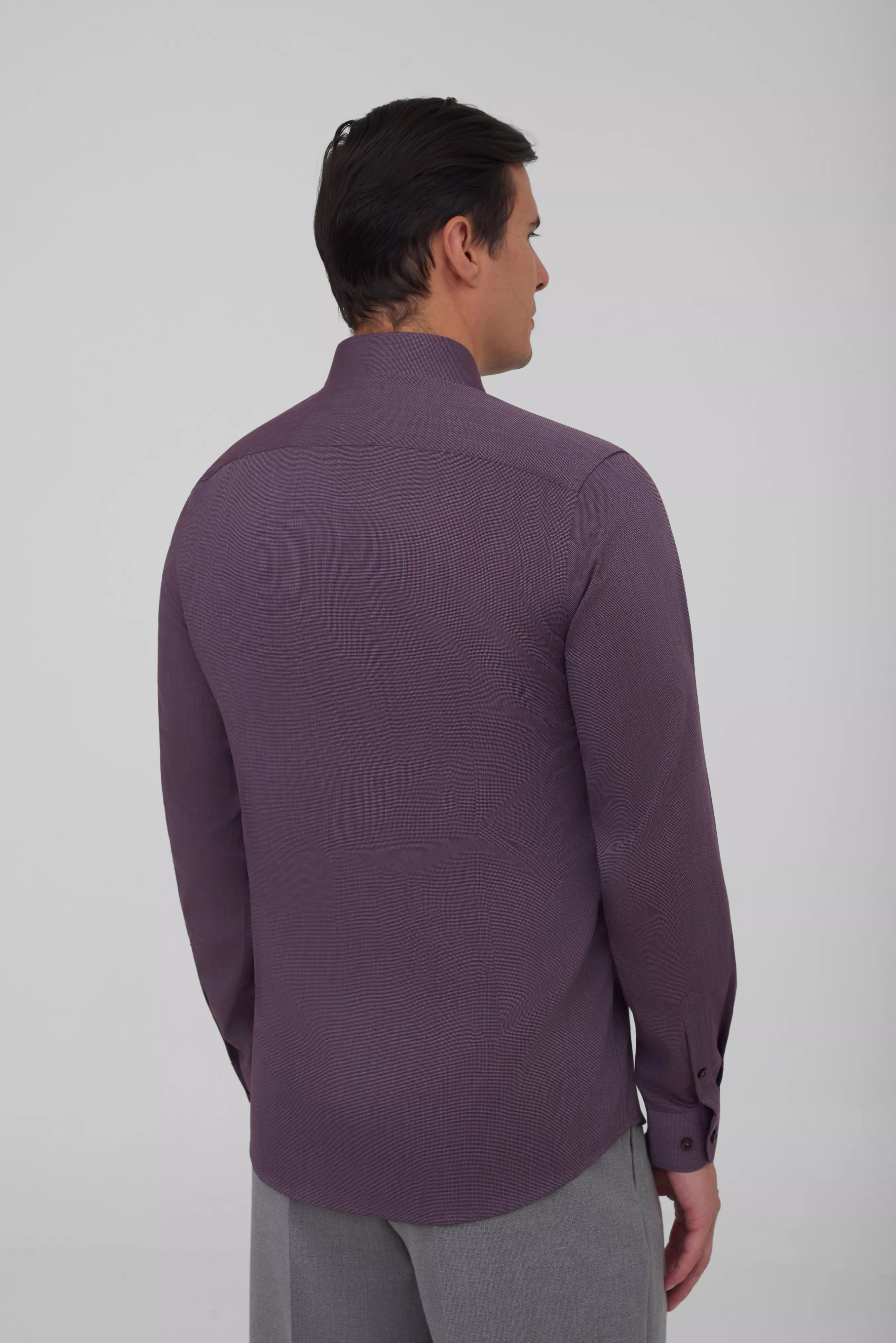 Рубашка с узором Slim Fit
