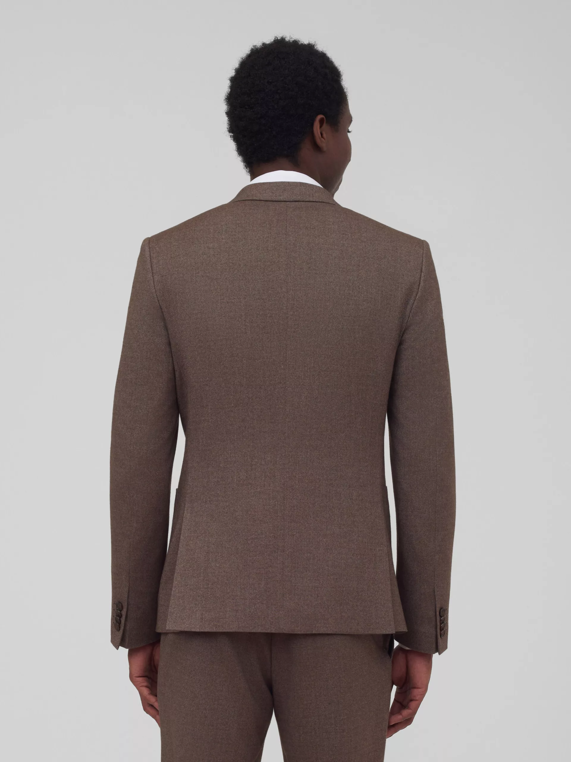 Костюмный пиджак из смесовой ткани Slim Fit