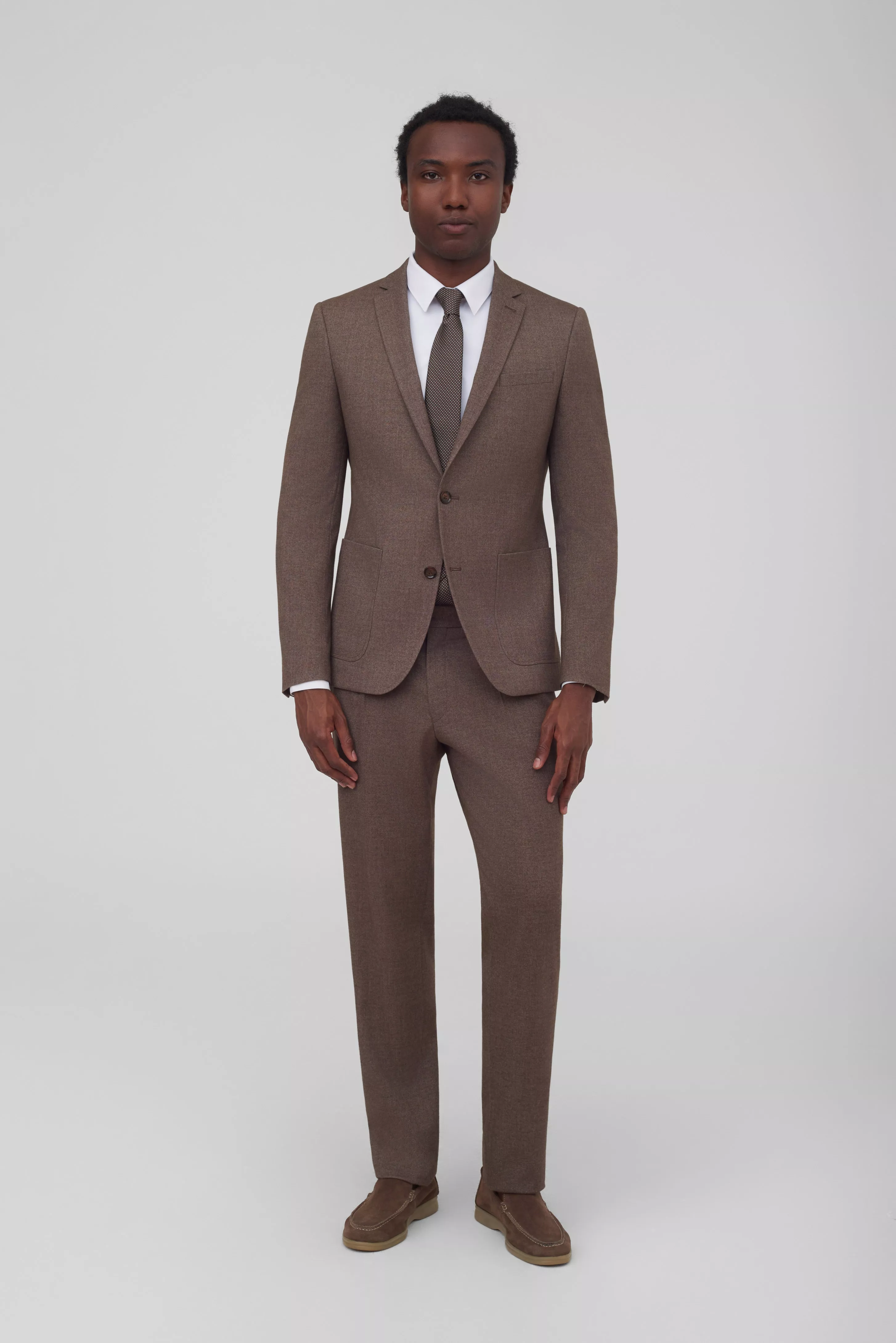 Костюмный пиджак из смесовой ткани Slim Fit